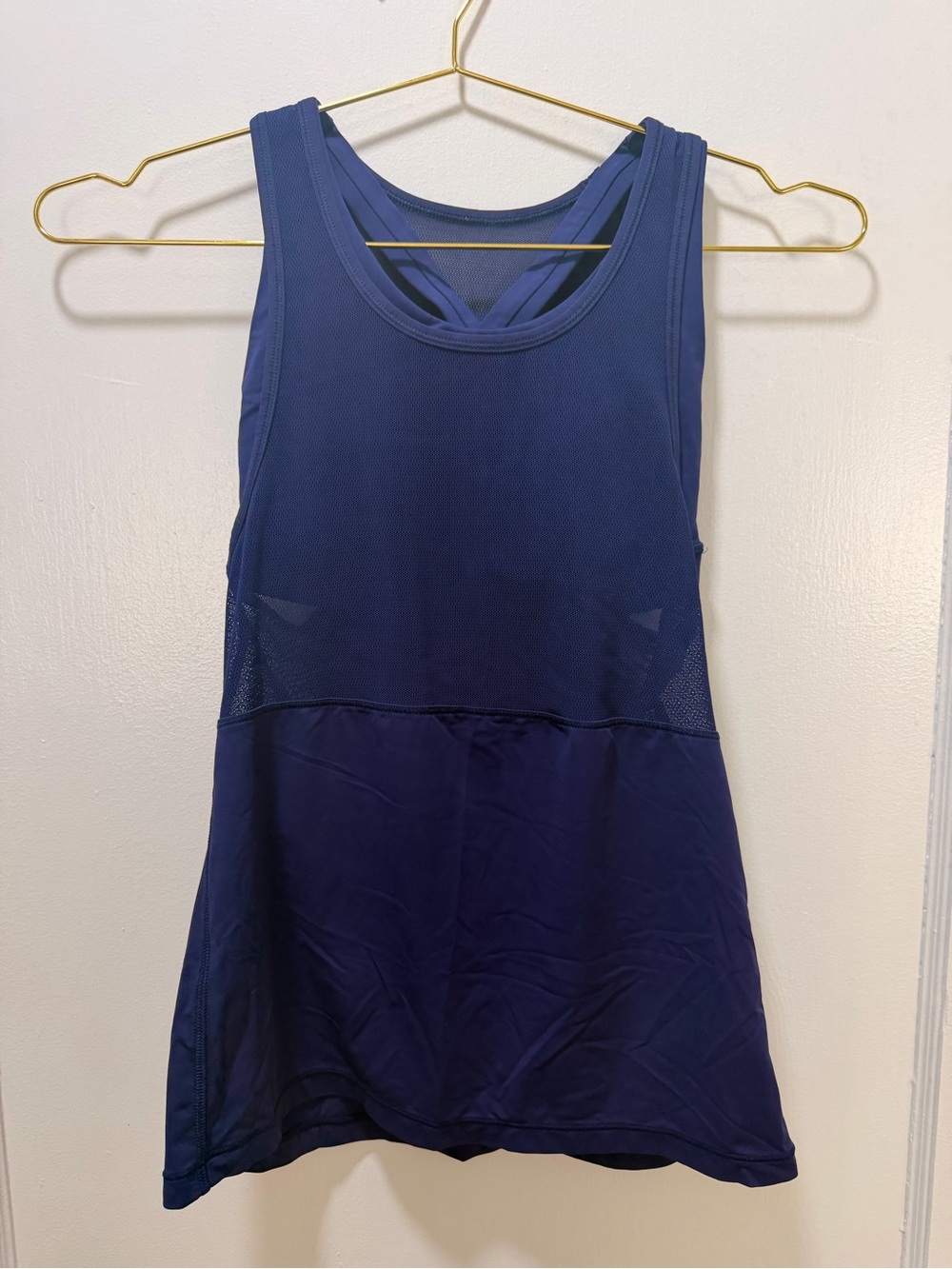 Lululemon Fast As Light 2-in-1 Emperor Blue Tank